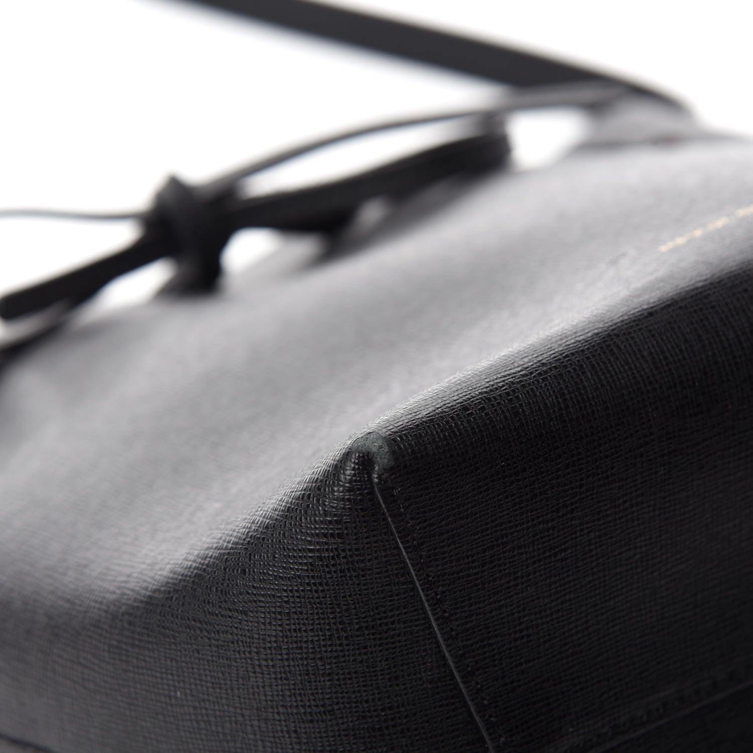 Mansur Gavriel Saffiano Mini Bucket Bag Black Flamma 8 of 19