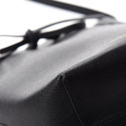 Mansur Gavriel Saffiano Mini Bucket Bag Black Flamma 8 of 19