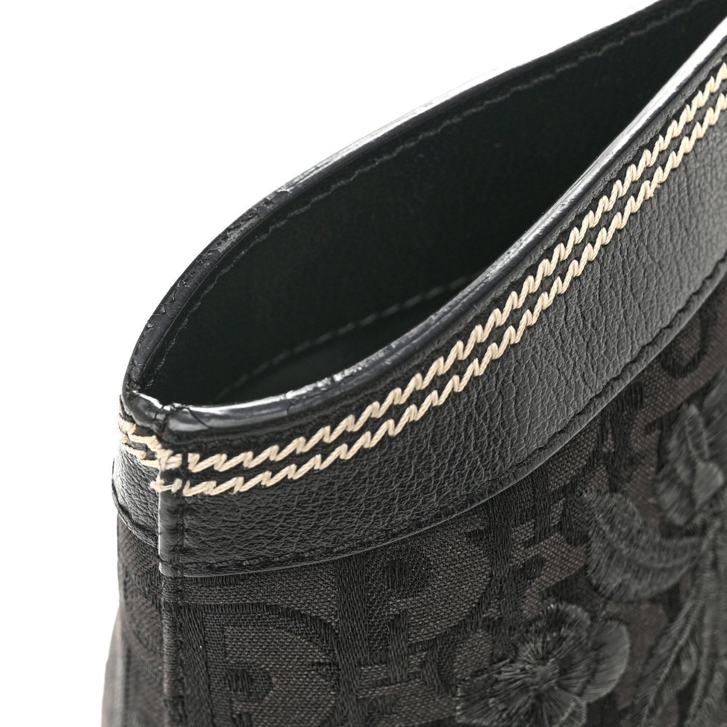 Monogram Vintage Flowers Dome Bag Black