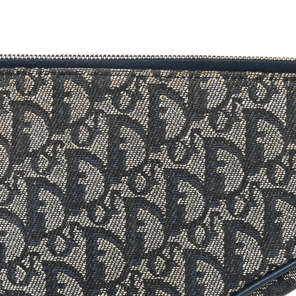Christian Dior Monogram Mini Saddle Pochette Navy 8 of 10