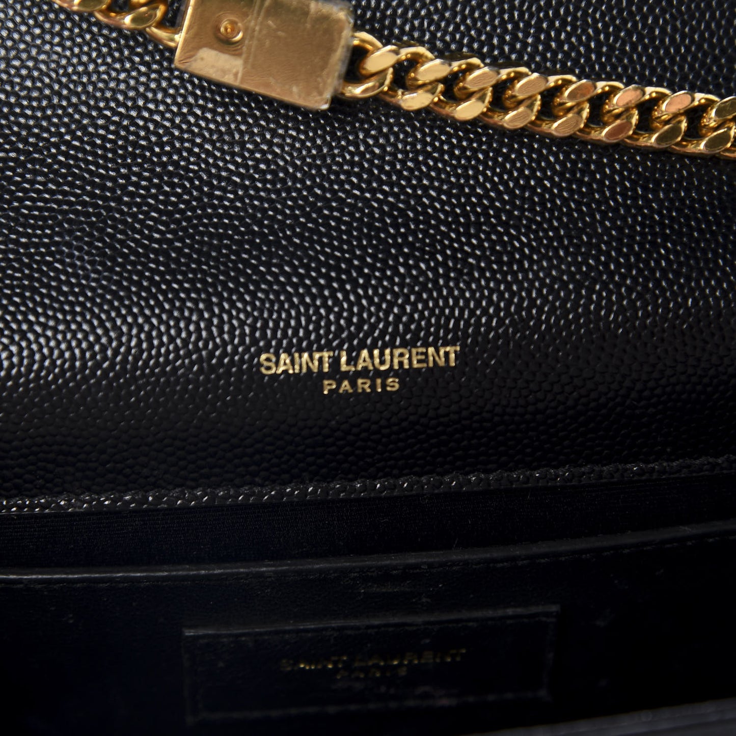 Grain De Poudre Small Monogram Kate Satchel Black