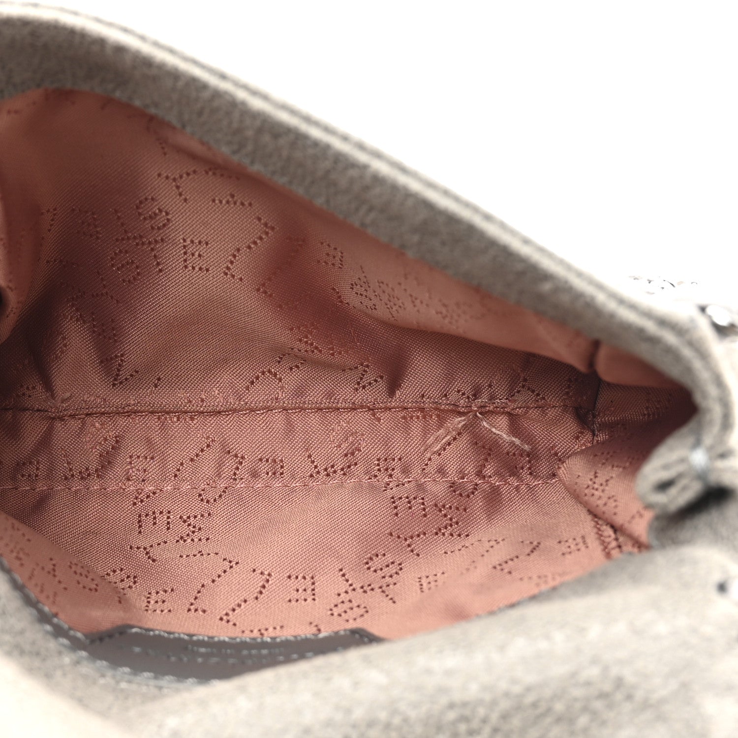 Stella McCartney Shaggy Deer Tiny Fold Over Falabella Tote Grey 5 of 9