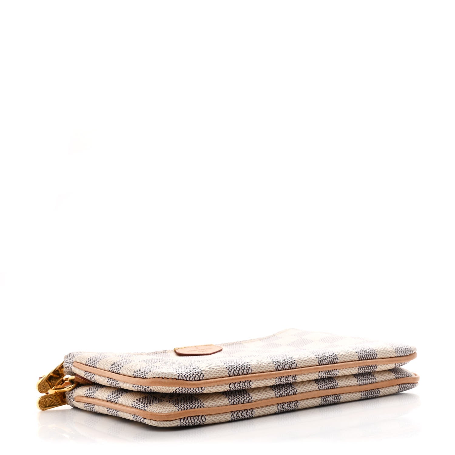 Louis Vuitton Damier Azur Double Zip Pochette 3 of 8