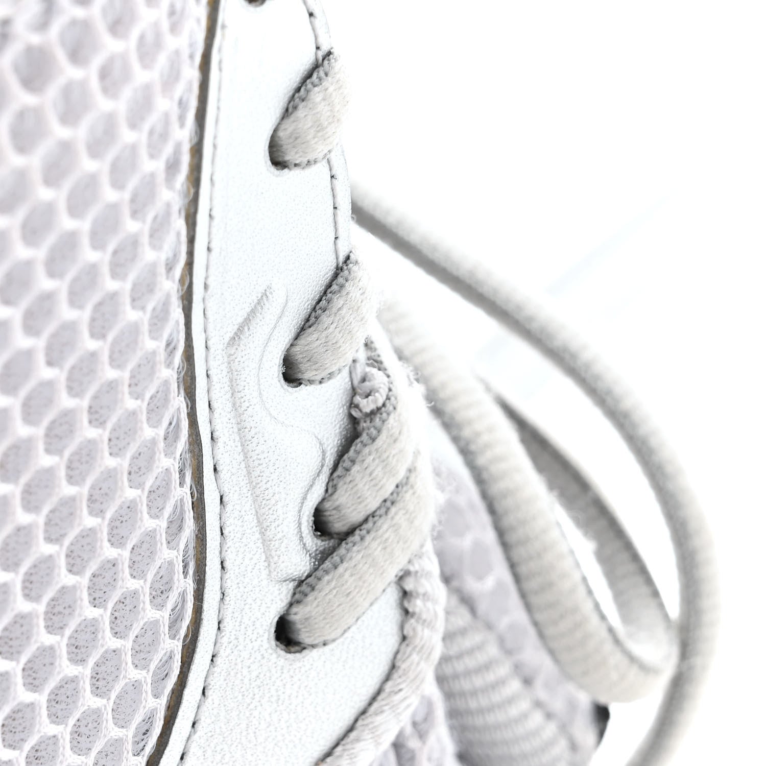 Balenciaga Faux Calfskin Fabric Small Sneakerhead Top Handle Bag Silver 12 of 13