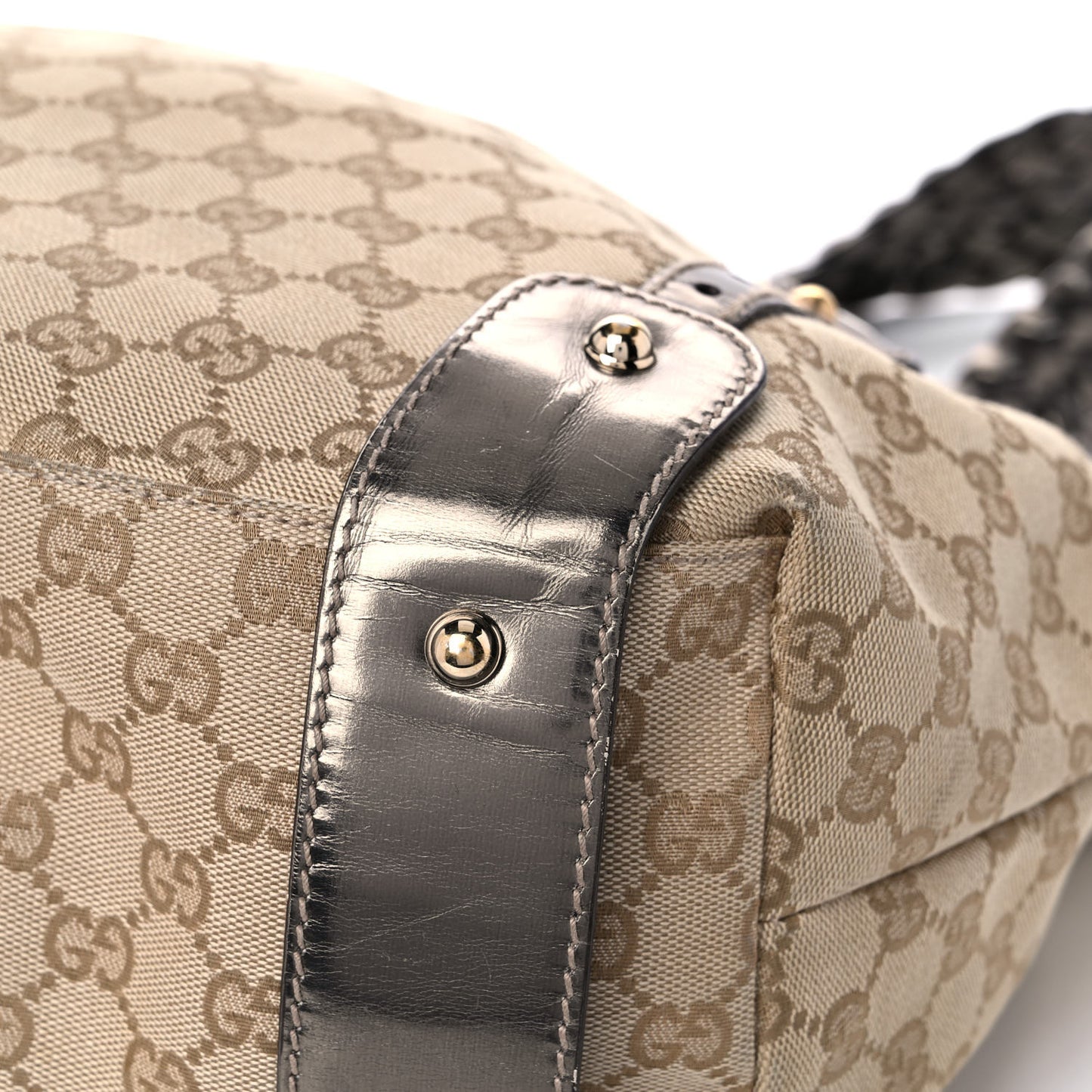 Monogram Medium Pelham Shoulder Bag Grey