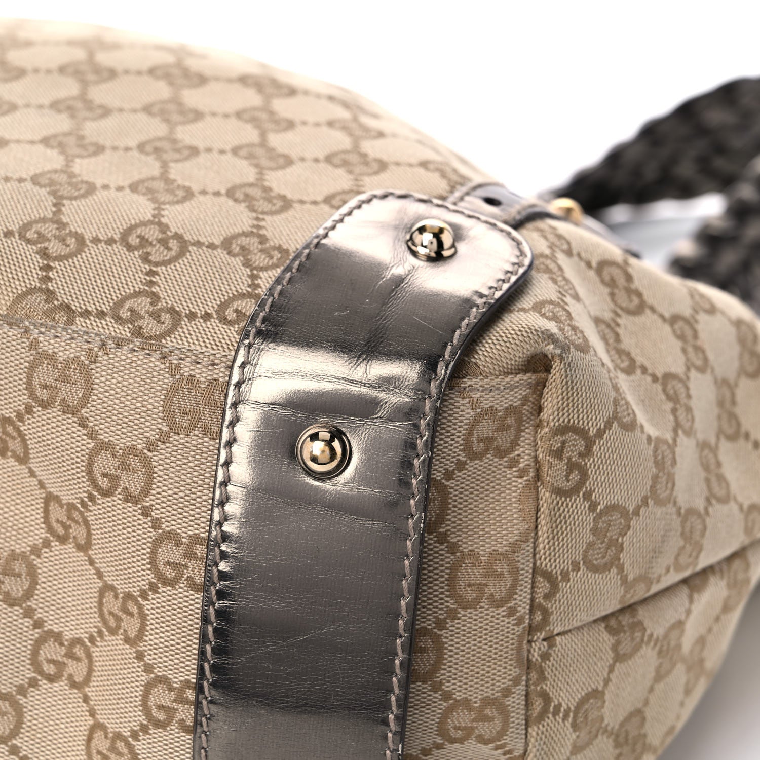 Gucci Monogram Medium Pelham Shoulder Bag Grey 11 of 21