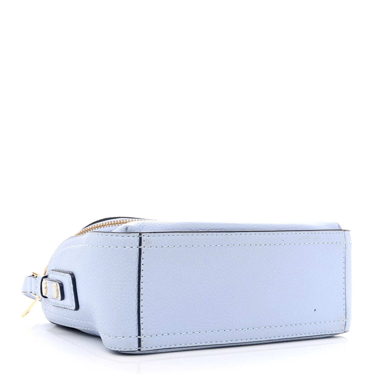 Calfskin Mini The Groove Messenger Crossbody Dreamy Blue