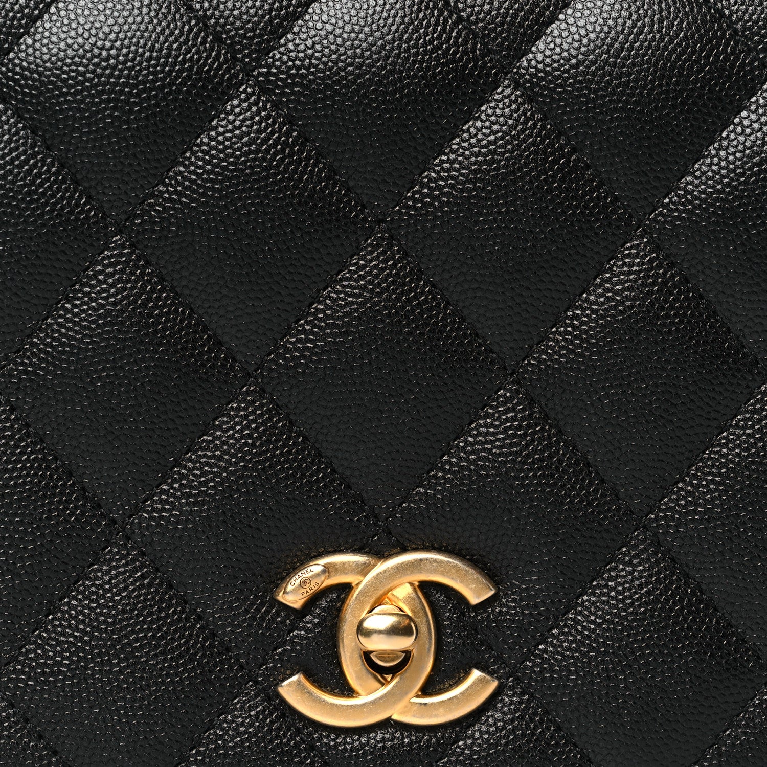 Chanel Caviar Quilted Mini Top Handle Flap Black 8 of 11