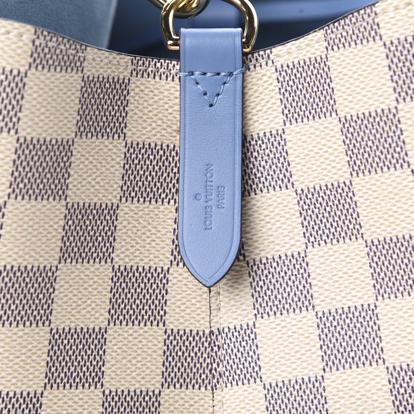 Damier Azur Neonoe MM Bleuet