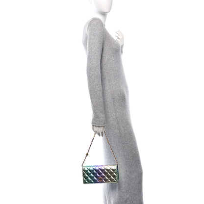 Chanel Iridescent Lambskin CC Roller Skate Clutch With Chain Multicolor 2 of 11