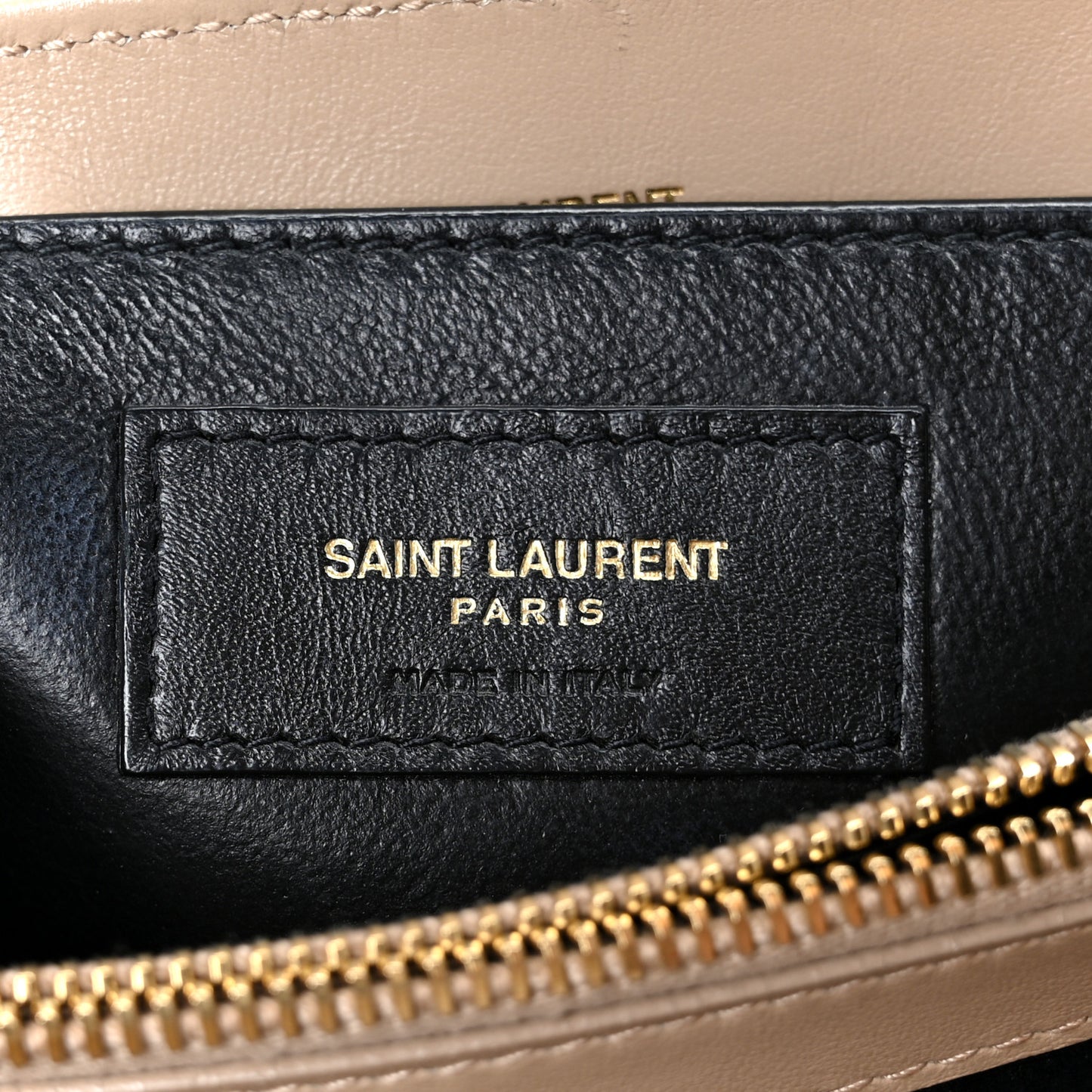 Calfskin Y Quilted Monogram Small Loulou Chain Satchel Dark Beige