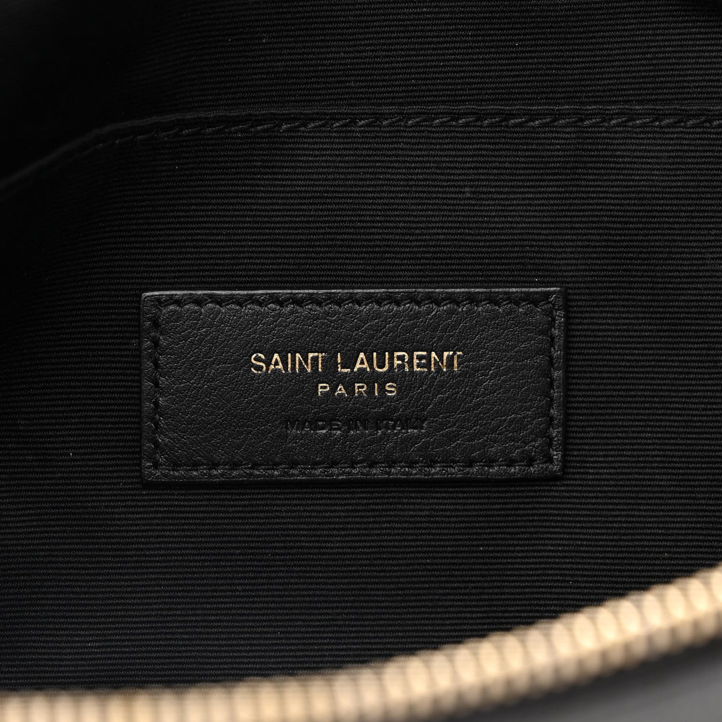 Grain De Poudre Monogram Belt Bag Black