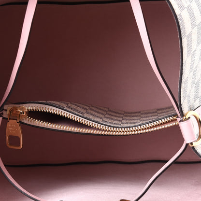 Louis Vuitton Damier Azur Neonoe MM Eau De Rose 4 of 4