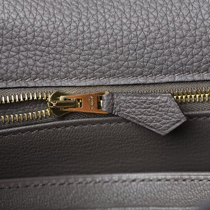 Hermes Togo Kelly Retourne 25 Etain 11 of 38