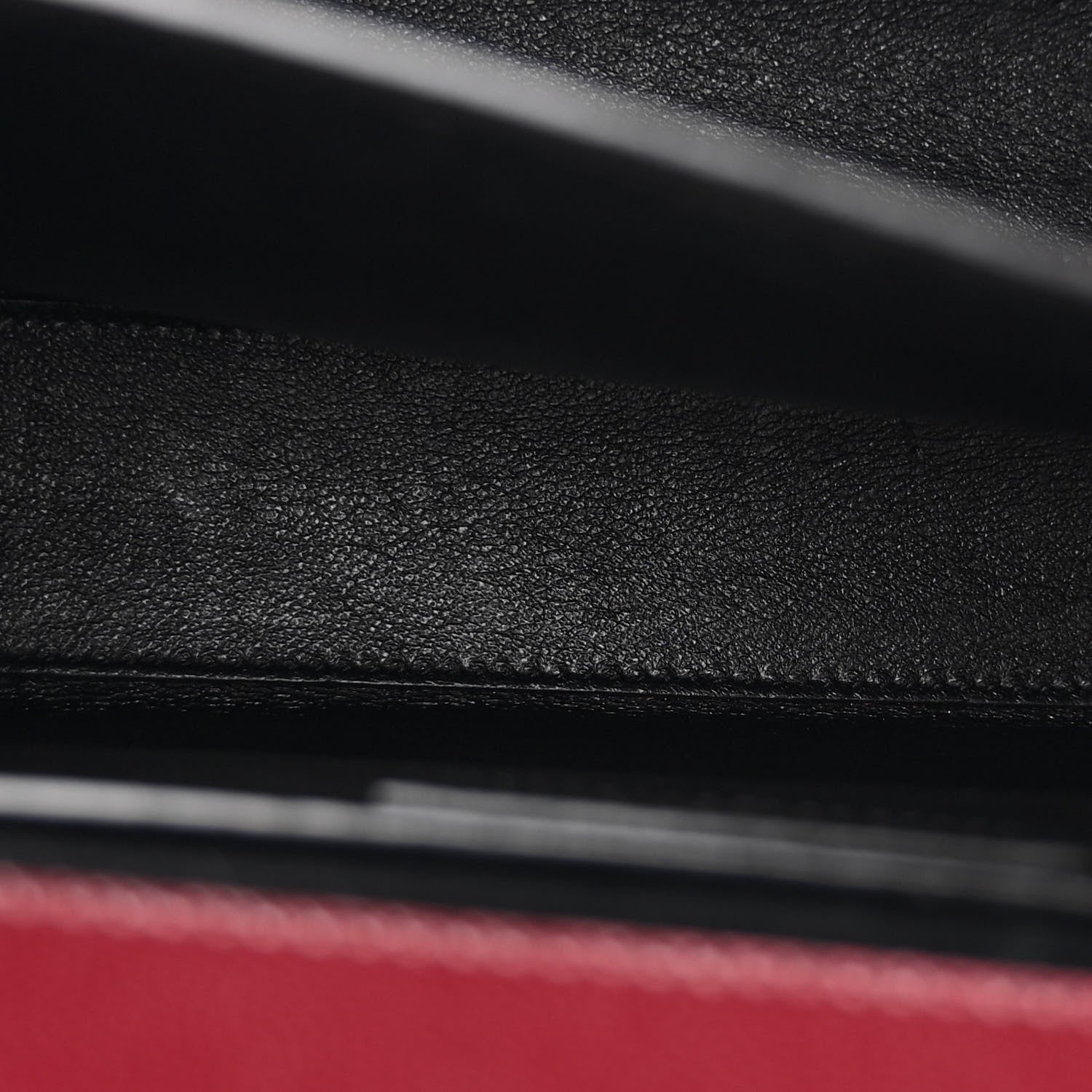 Saint Laurent Grain de Poudre Medium Classic Monogram Cassandra Top Handle Rouge Legion 6 of 12