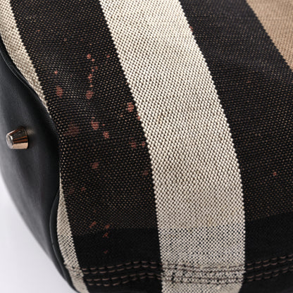 Burberry Canvas Mega Check Medium Ashby Hobo Black 20 of 24