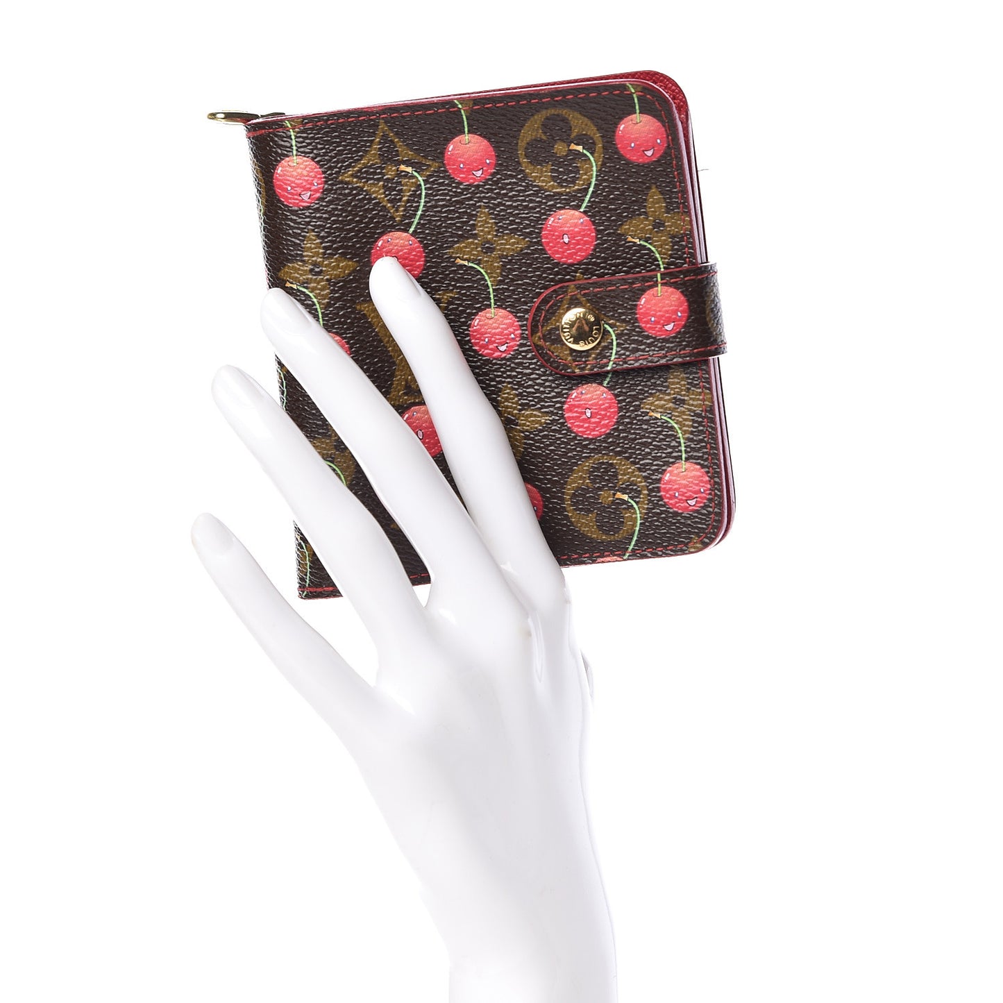 Monogram Cerises Compact Zippe Wallet