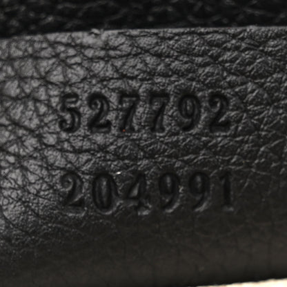 Gucci Grained Calfskin Small Logo Belt Bag Black 7 of 10