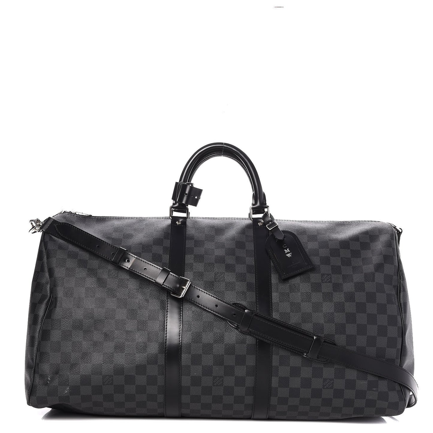 Damier Graphite Keepall Bandouliere 55