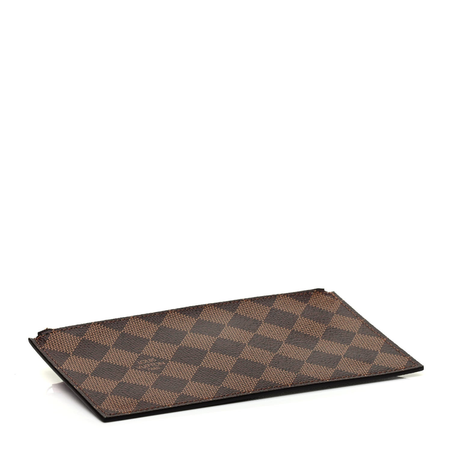 Louis Vuitton Damier Ebene Studded Felicie Chain Wallet Zippered Insert 4 of 6