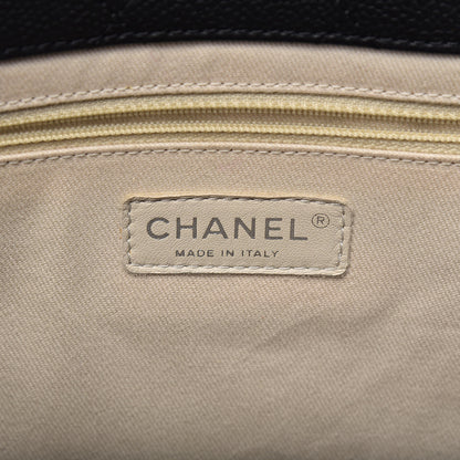 Chanel Grained Calfskin CC Pocket Tote Black 6 of 10