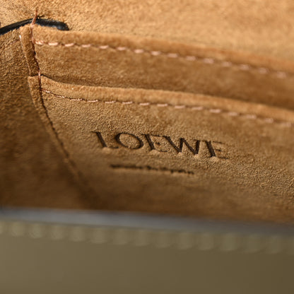 Loewe Calfskin Jacquard Mini Gate Dual Bag Autumn Green 6 of 9