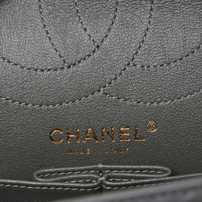 Chanel Aged Calfskin Chevron 2.55 Reissue 226 Dark Grey 6 of 8