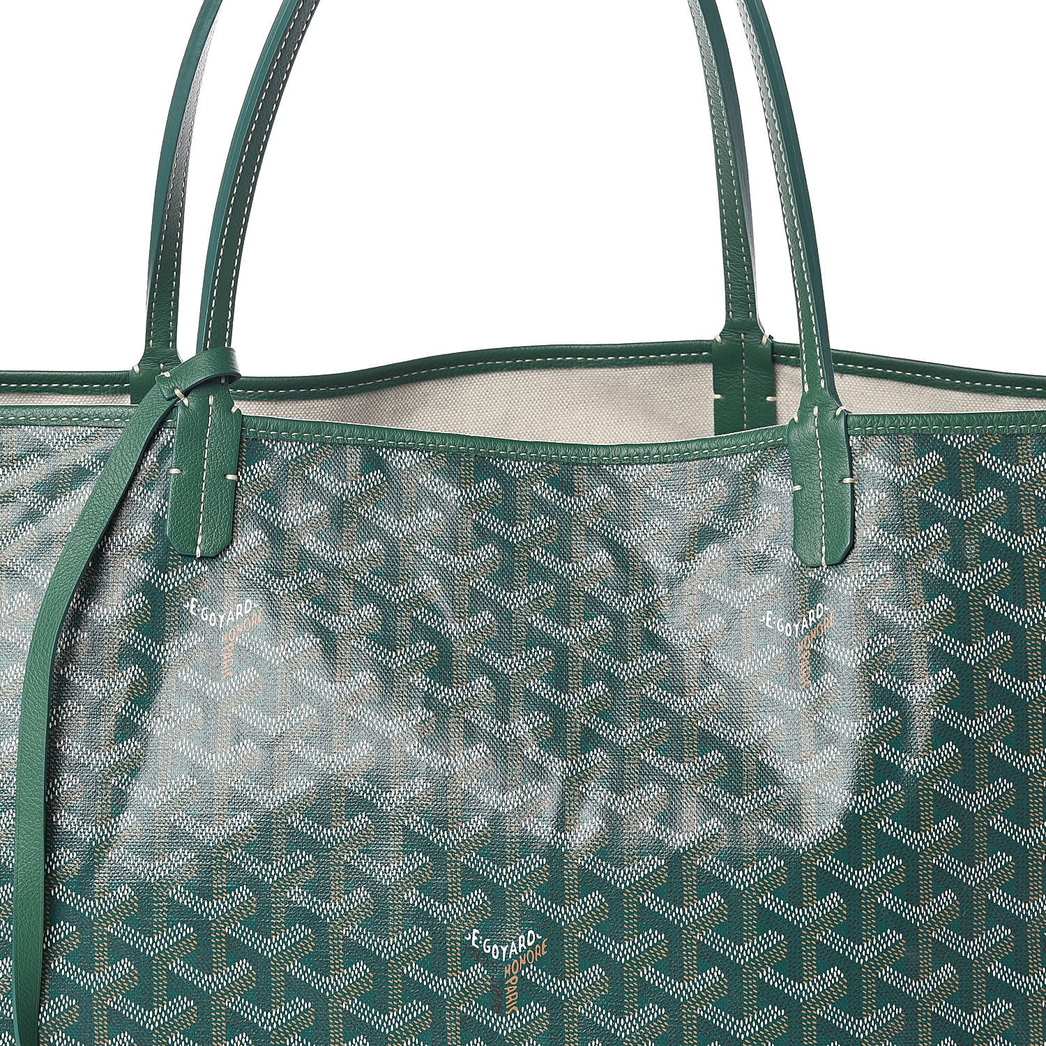 Goyard Goyardine Saint Louis GM Green 8 of 10