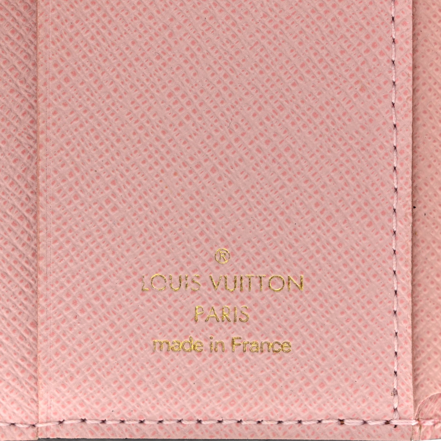 Damier Ebene Zoe Wallet Rose Ballerine
