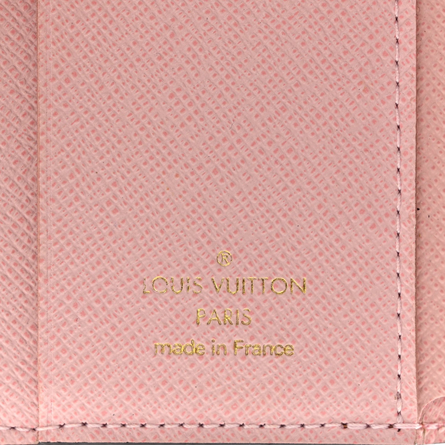 Louis Vuitton Damier Ebene Zoe Wallet Rose Ballerine 7 of 9