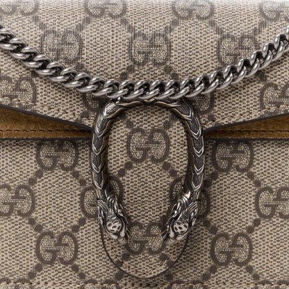 Gucci GG Supreme Monogram Super Mini Dionysus Shoulder Bag Taupe 8 of 12
