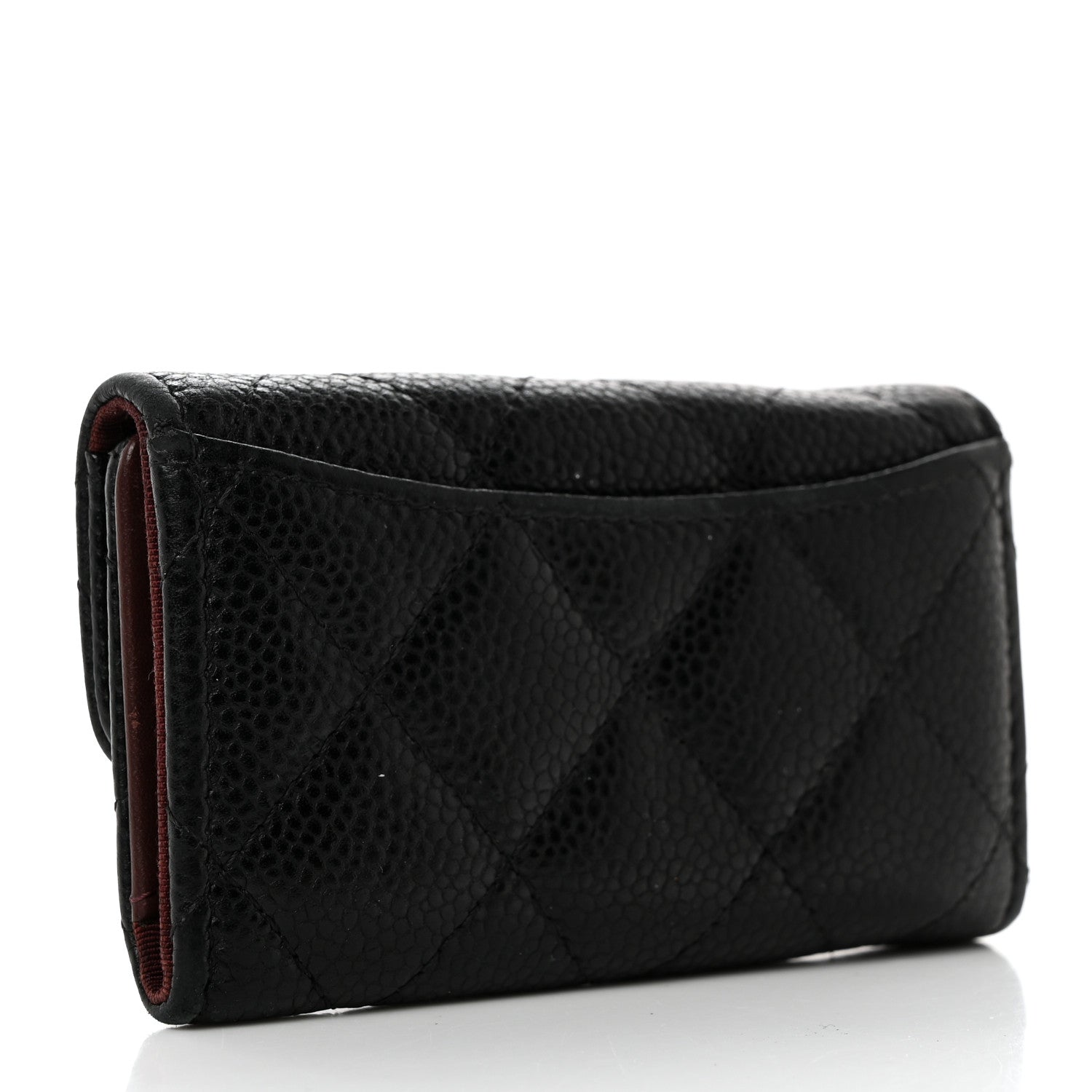 Chanel Caviar Quilted 6 Key Holder Black 3 of 10