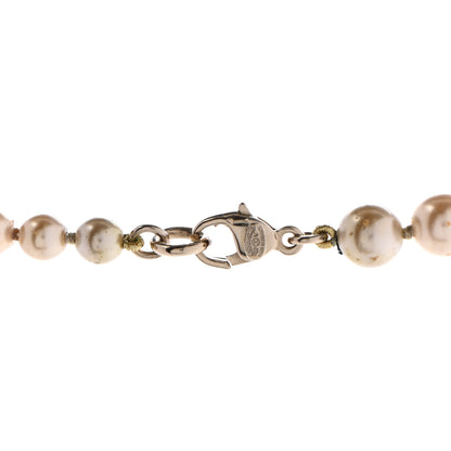 Chanel Graduated Pearl CC Long Necklace Gold 4 of 8