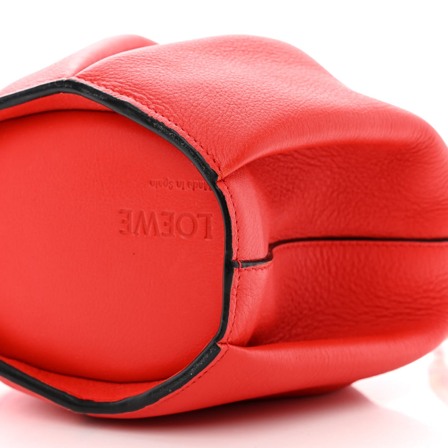 Calfskin Mini Elephant Crossbody Bag Scarlet Red