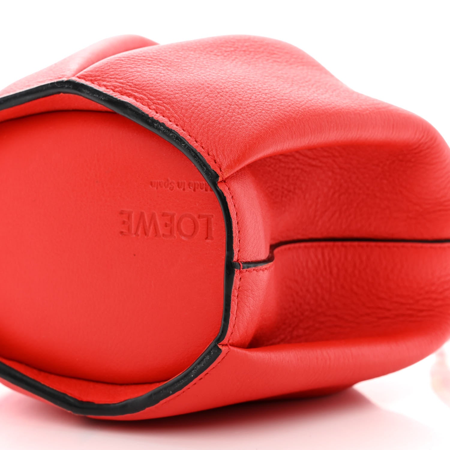 Loewe Calfskin Mini Elephant Crossbody Bag Scarlet Red 9 of 10
