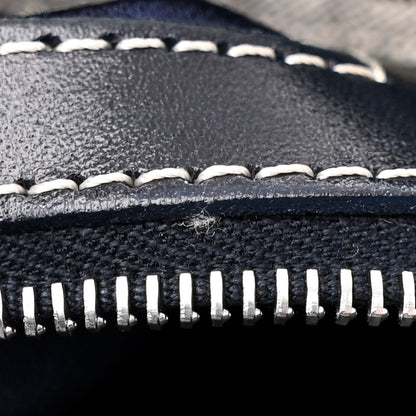 Fendi Zucchino Mama Baguette Navy 17 of 18