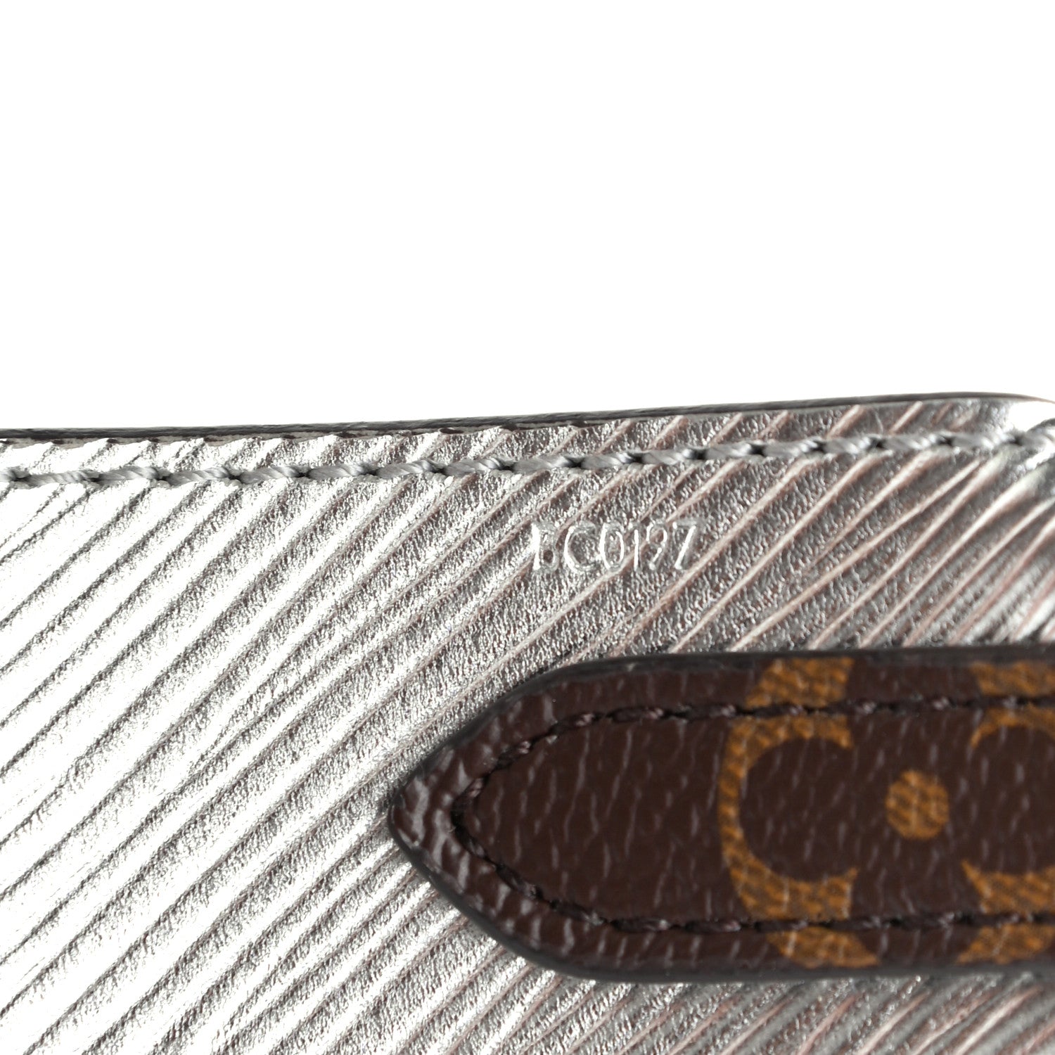 Louis Vuitton Epi Monogram Bandouliere Shoulder Strap Silver 4 of 4