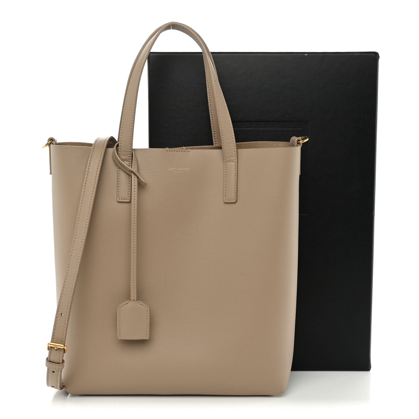 Calfskin Toy Shopping Tote Nude Powder