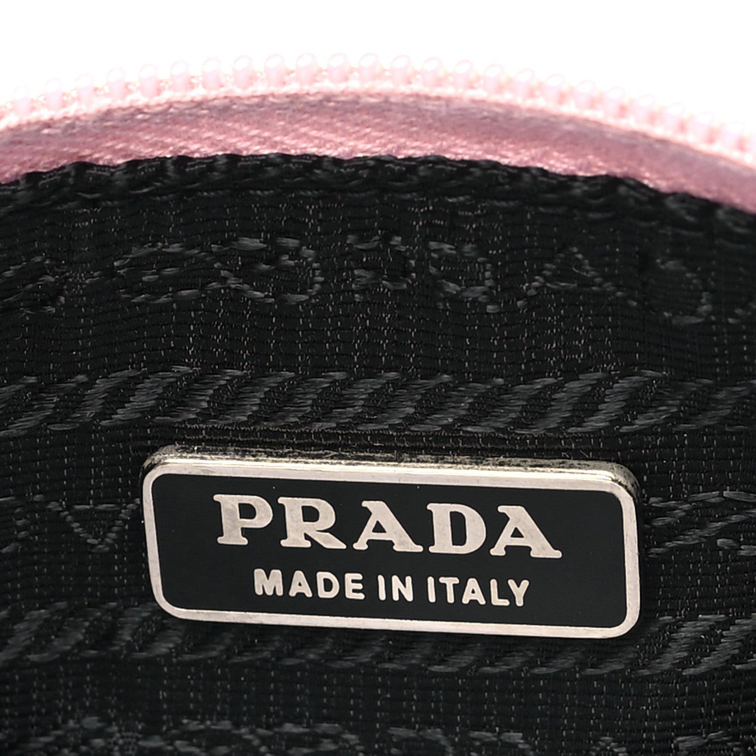 Prada Satin Raso Barrel Pochette Mughetto 6 of 12