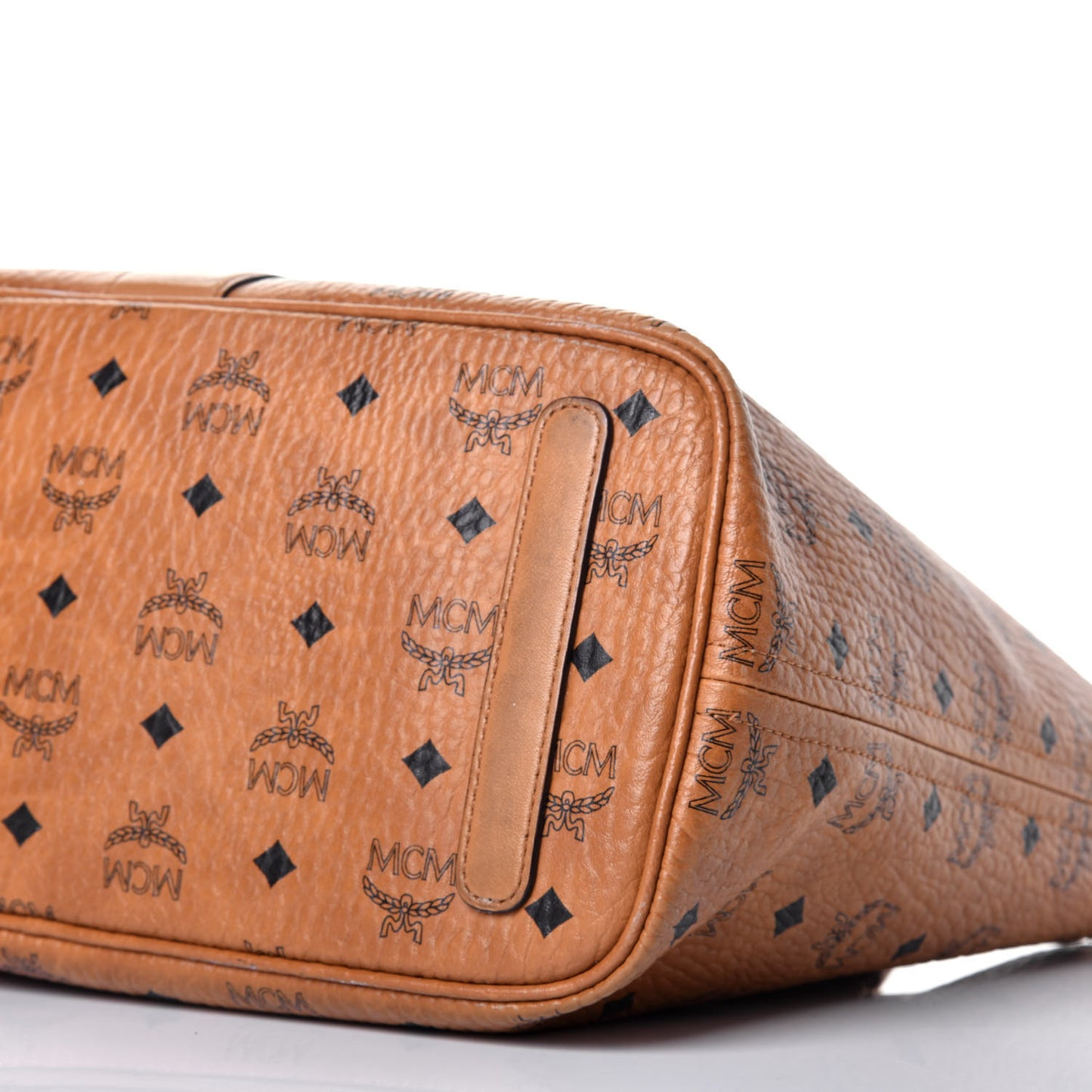 Visetos Medium Liz Reversible Shopper Tote Cognac