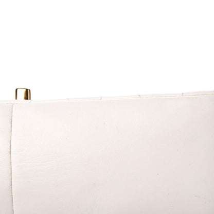 Chanel Lambskin Quilted Medium Single Flap White 14 of 15