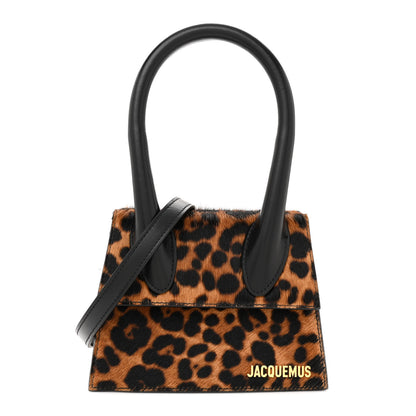 Jacquemus Calf Hair Leopard Print Le Chiquito Moyen Brown 1 of 13