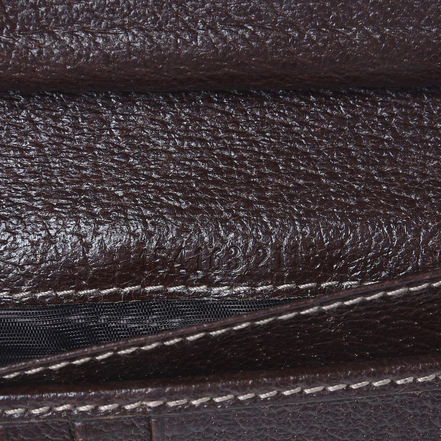 Gucci Monogram Charmy French Wallet Dark Brown 12 of 12