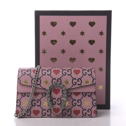 Gucci Calfskin Valentine's Day Exclusive Super Mini Dionysus Shoulder Bag 10 of 10