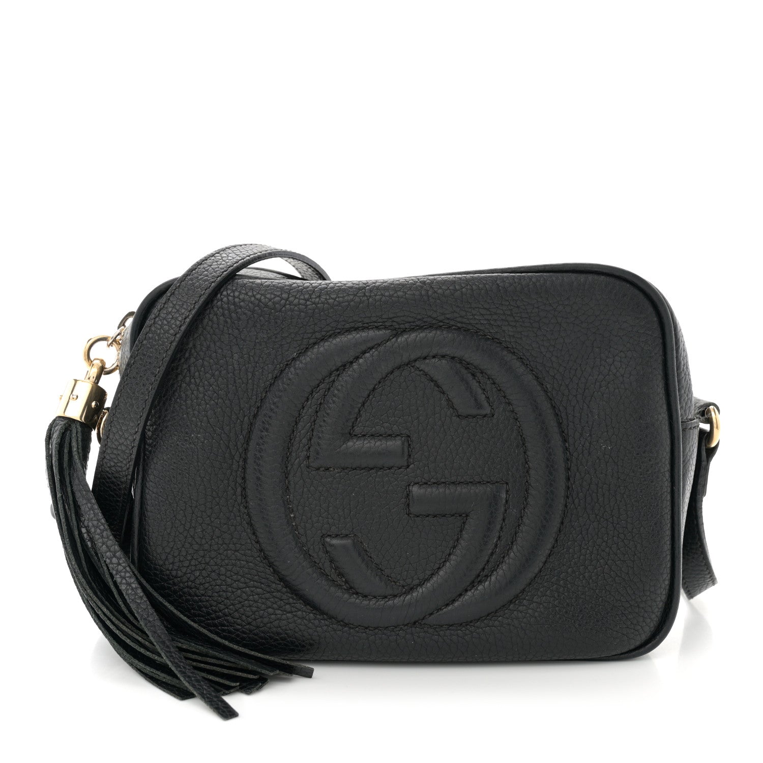 Gucci Pebbled Calfskin Small Soho Disco Bag Black 1 of 15