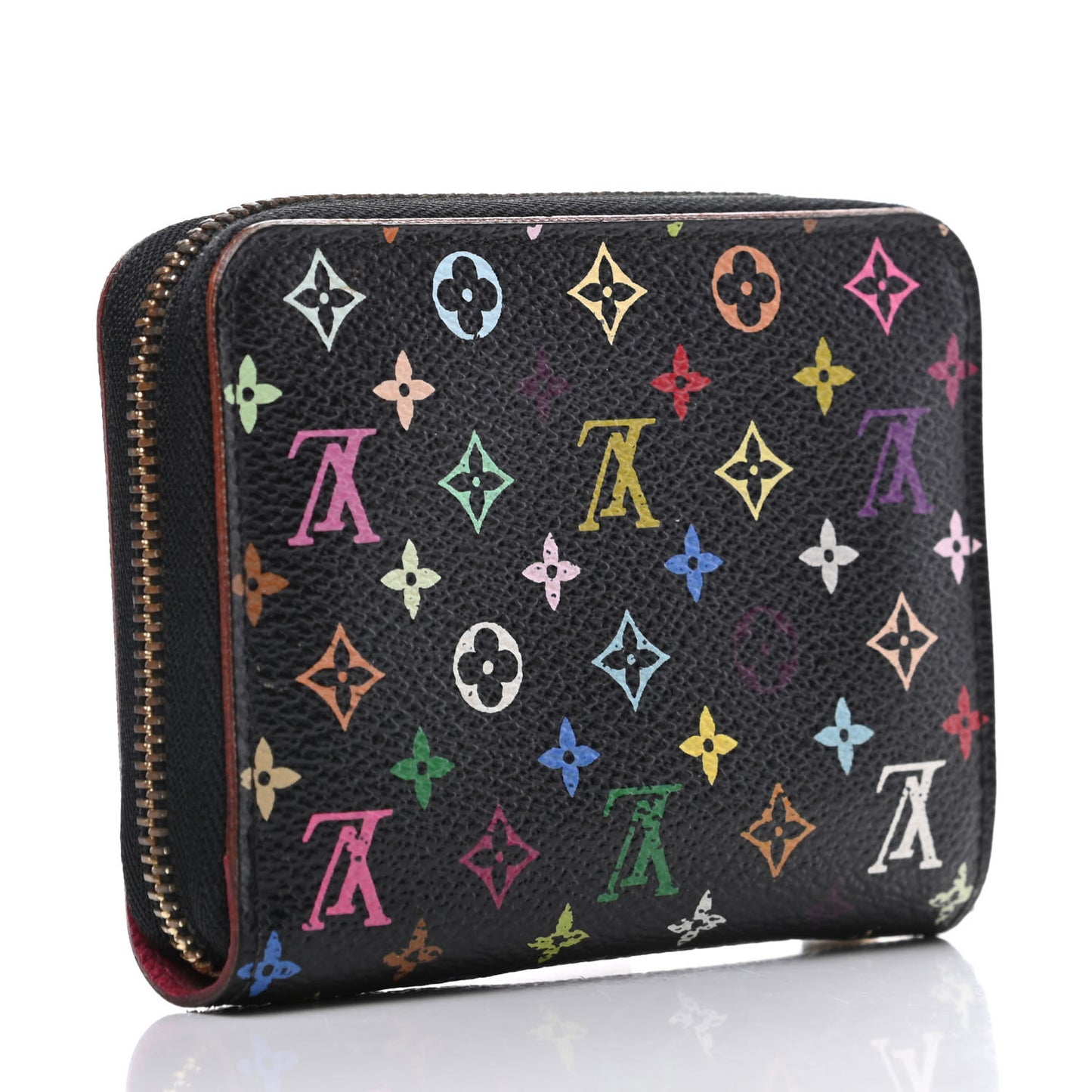Monogram Multicolor Zippy Coin Purse Black Grenade