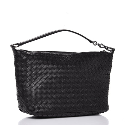 Bottega Veneta Nappa Intrecciato Small Shoulder Bag Nero Black 3 of 7