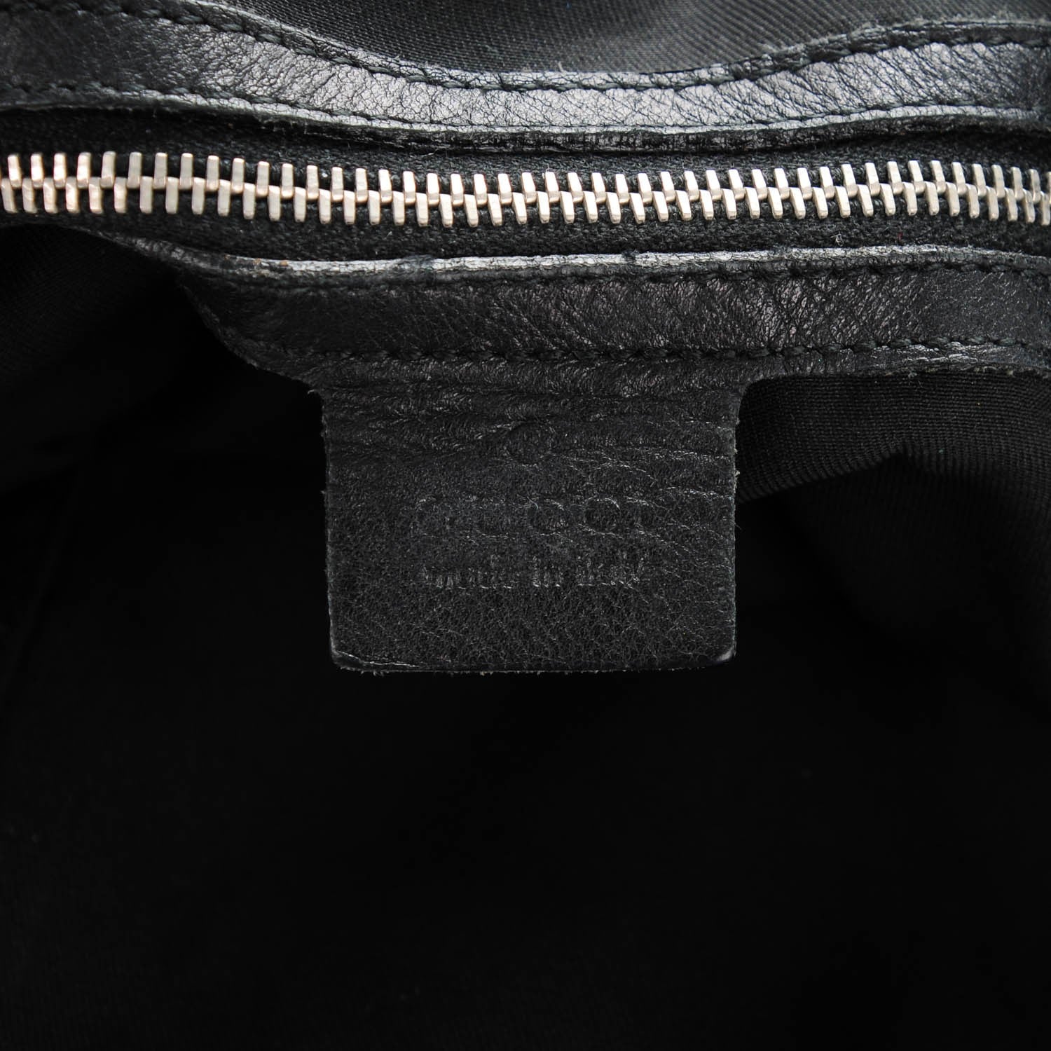 Gucci Monogram Large Indy Top Handle Bag Black 6 of 13