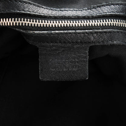 Gucci Monogram Large Indy Top Handle Bag Black 6 of 13