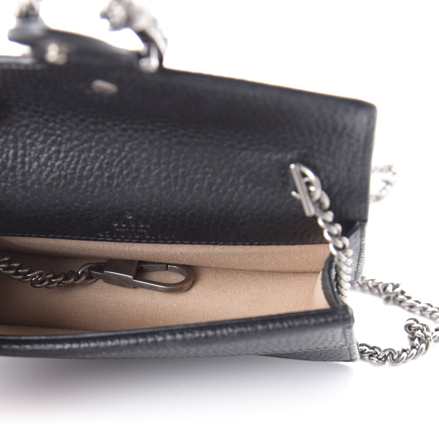 Calfskin Super Mini Dionysus Shoulder Bag Black